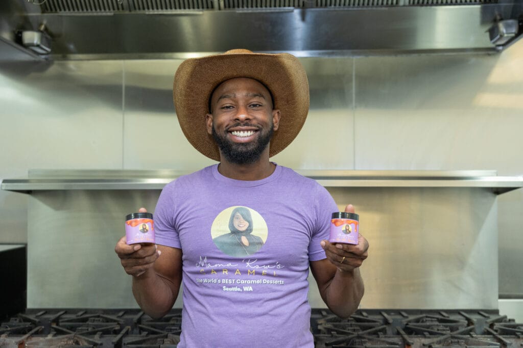 Mama Row's Caramel presentation and customer experience